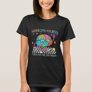 Brain Neurodiversity Celebrate The Spectrum Autism T-Shirt