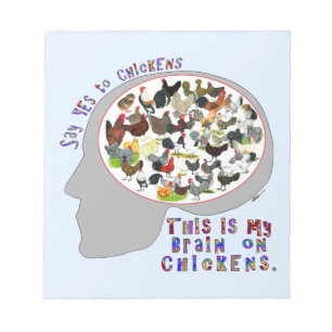 Brain On Chickens Notepad