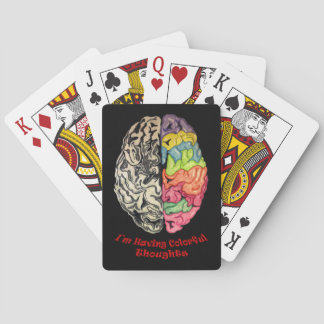 Brain on Deck Playing Cards
