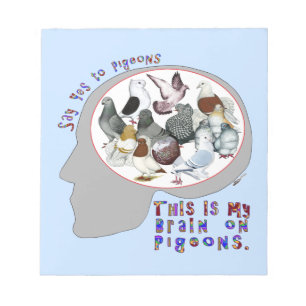 Brain On Pigeons Notepad