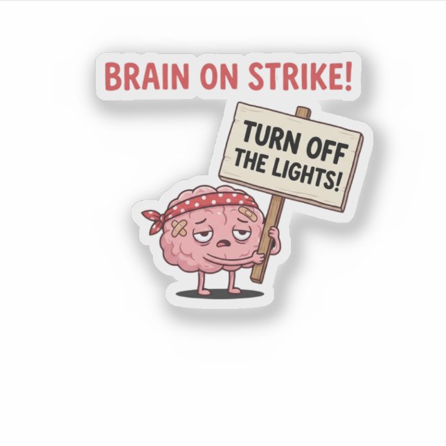 Brain on Strike — Turn Off the Lights (Front)
