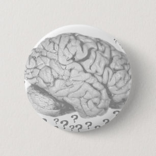 Brain Overload_ 6 Cm Round Badge