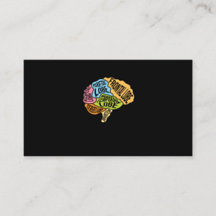 Brain Parts Surgery Doctor Neurology Surgeon Graph Enclosure Card