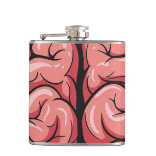 Brain Pattern Flask