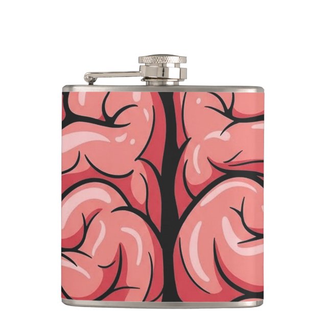 Brain Pattern Flask (Front)