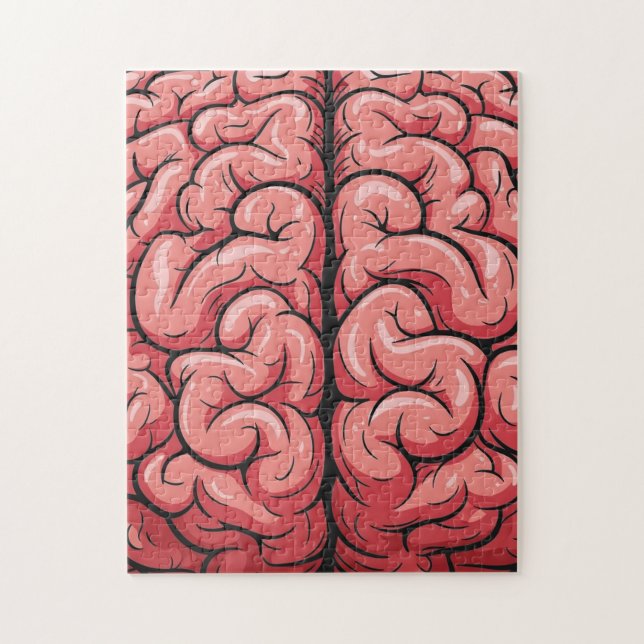 Brain Pattern Jigsaw Puzzle (Vertical)