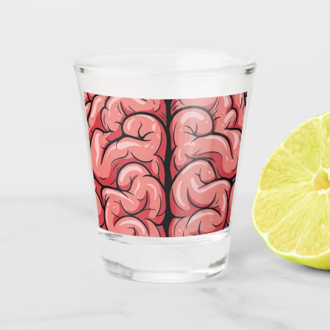 Brain Pattern Shot glass (Front)