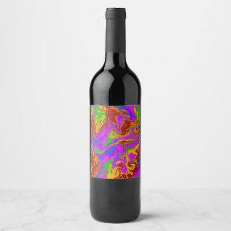 Brain Porridge in Abstract Wine Label