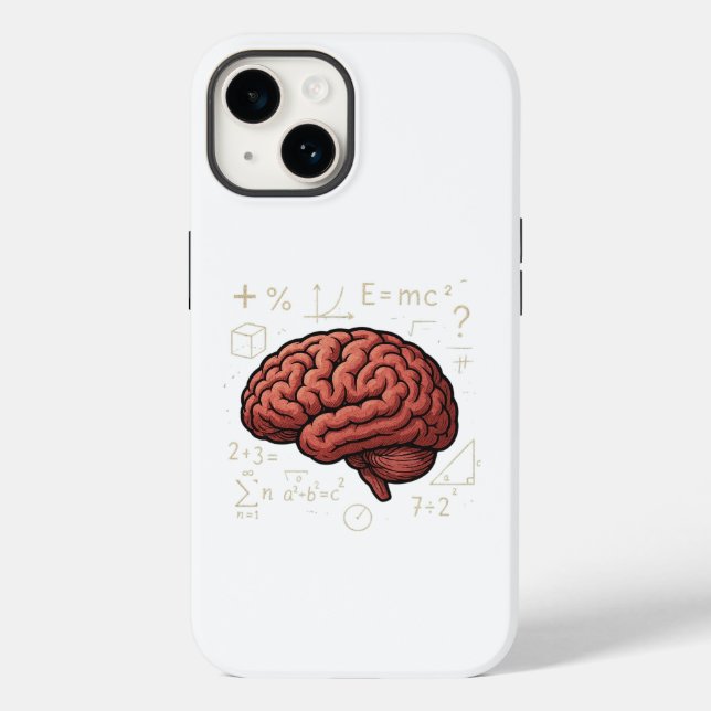 Brain Power Case-Mate iPhone Case (Back)