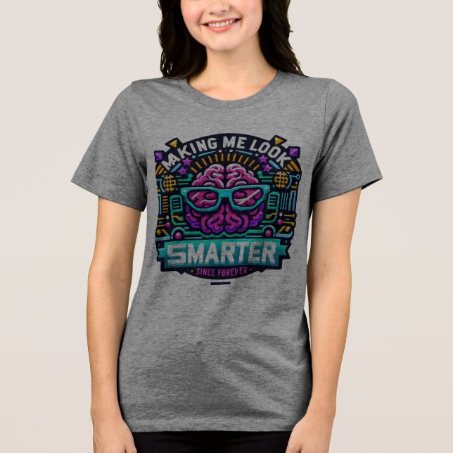 Brain Power Tri-Blend Shirt (Front)