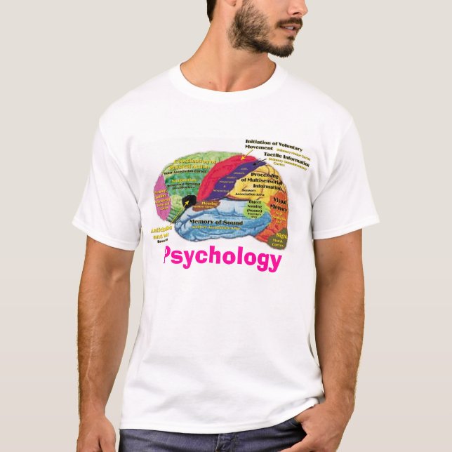 Brain Psychology T-Shirt (Front)