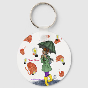 Brain Storm! Keychain