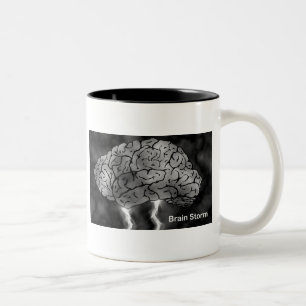 Brain Storm Two-Tone Coffee Mug