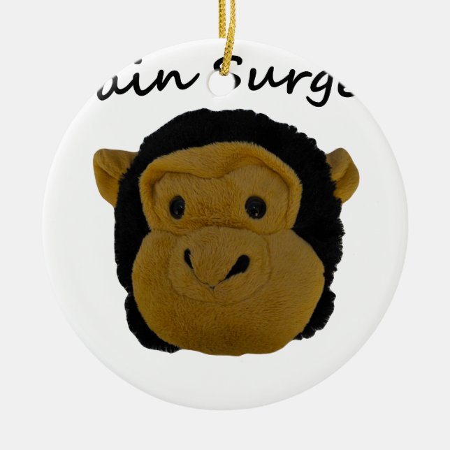 Brain Surgeon Ceramic Tree Decoration (Front)