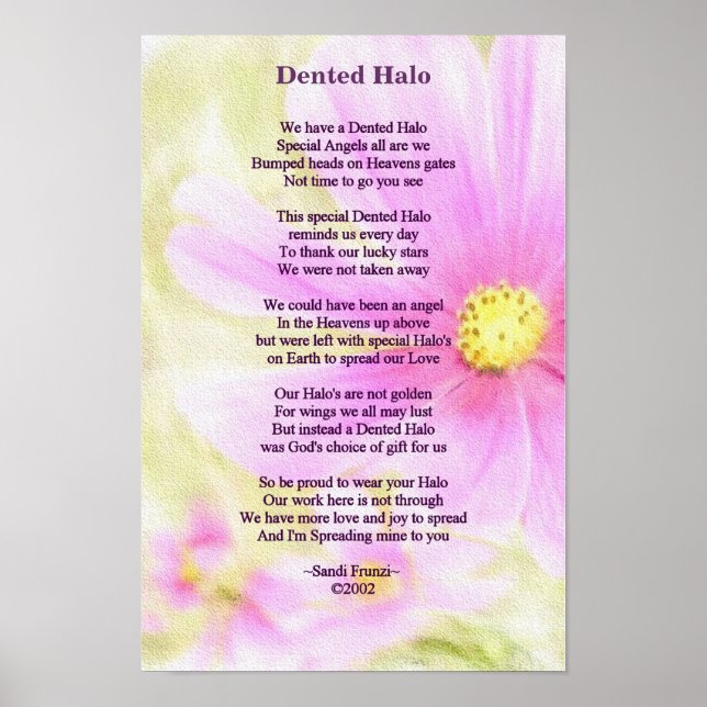 Brain Surgery Survivor Poem Poster (Front)