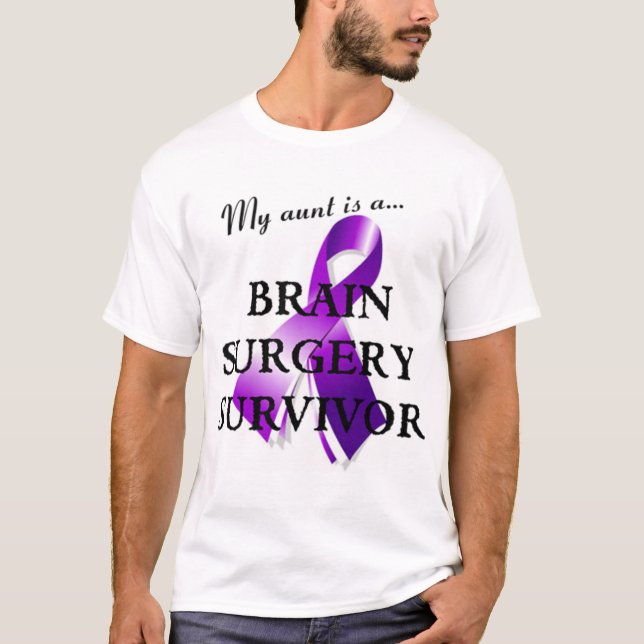 Brain Surgery Survivor T-Shirt (Front)