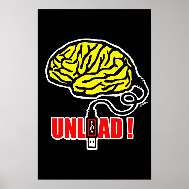 Brain to unload poster (Front)