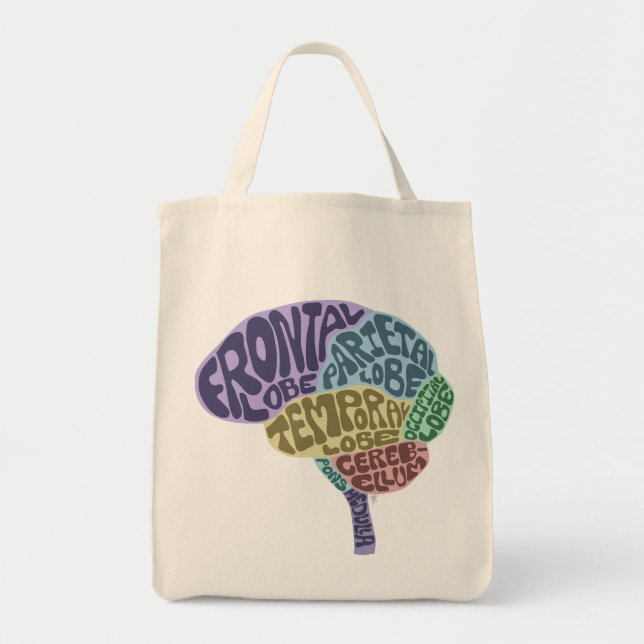 Brain Tote Bag (Front)