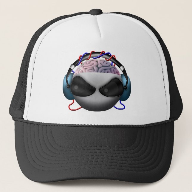 Brain Trucker Hat (Front)