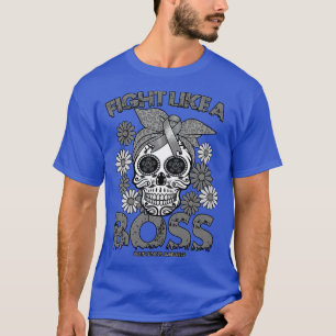 Brain Tumors Awareness fight like a boss T-Shirt