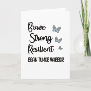 Brain Tumour Awareness Month Brain Tumour Warrior Card