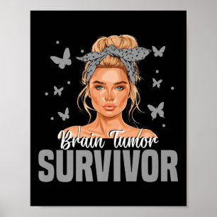 Brain Tumour Awareness Month Glioblastoma Survivor Poster