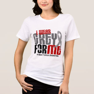 Brain Tumour I Wear Grey For ME 6.2 Tri-Blend Shirt