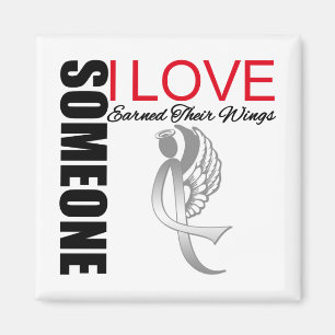 Brain Tumour Someone I Love Earned Their Wings Magnet
