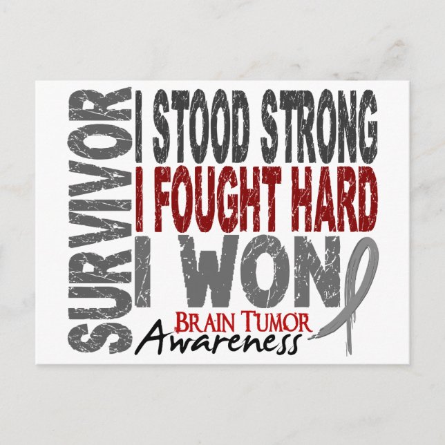 Brain Tumour Survivor 4 Postcard (Front)