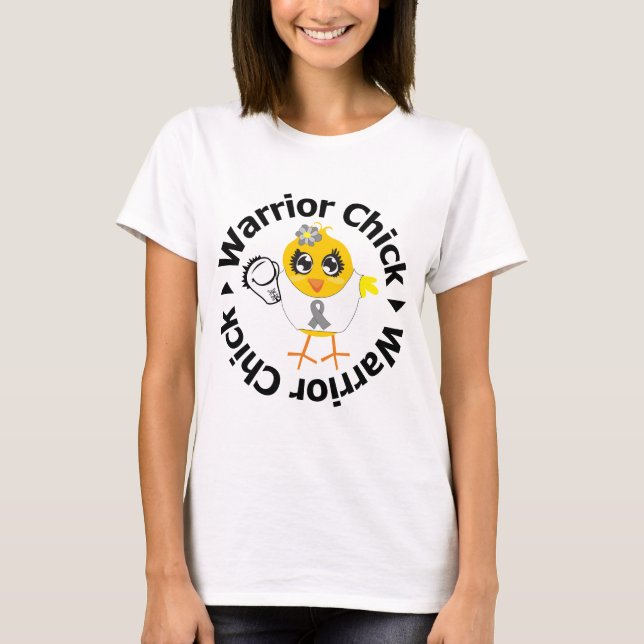 Brain Tumour Warrior Chick T-Shirt (Front)