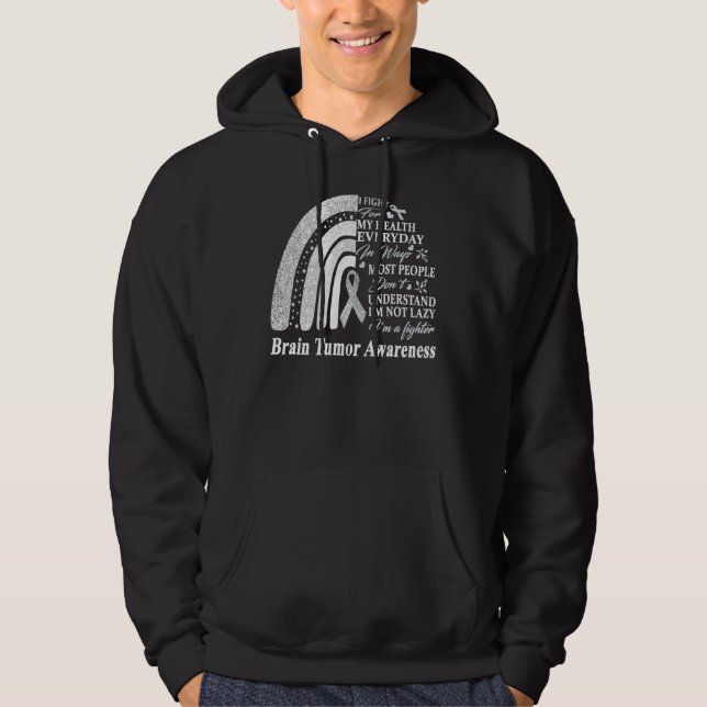 Brain Tumour Warrior Hoodie (Front)