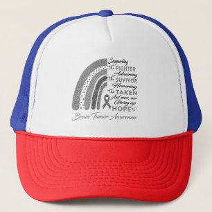 Brain Tumour Warrior Supporting Fighter Trucker Hat