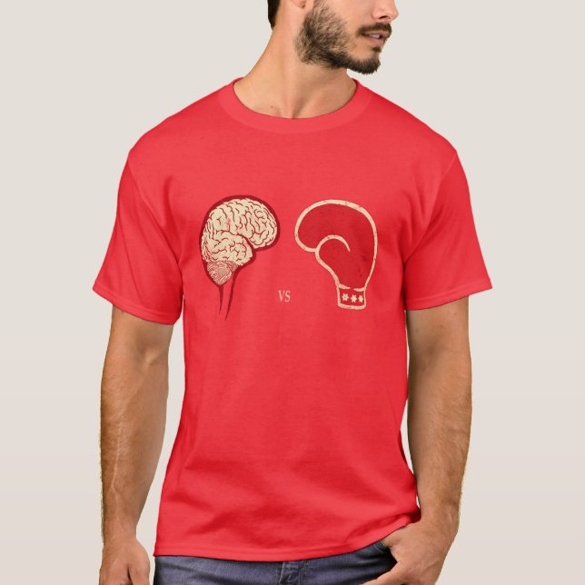 Brain vs Brawn T-Shirt (Front)