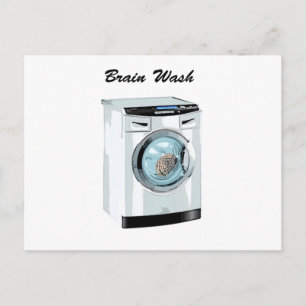 Brain Wash Postcard