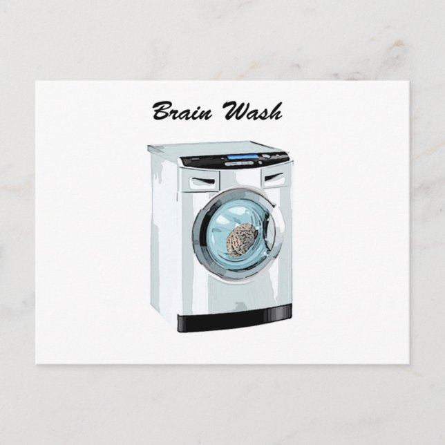 Brain Wash Postcard (Front)