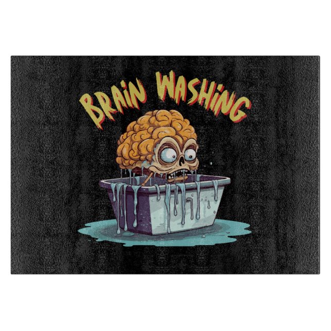Brain Washing Cutting Board (Front)