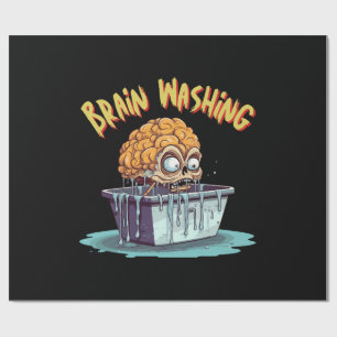 Brain Washing Wrapping Paper