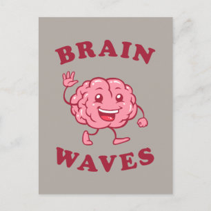 Brain Waves Postcard
