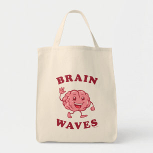 Brain Waves Tote Bag