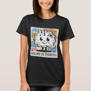 Brain with Band-Aid – Healing in Progress T-Shirt
