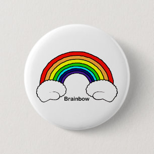 Brainbow 6 Cm Round Badge