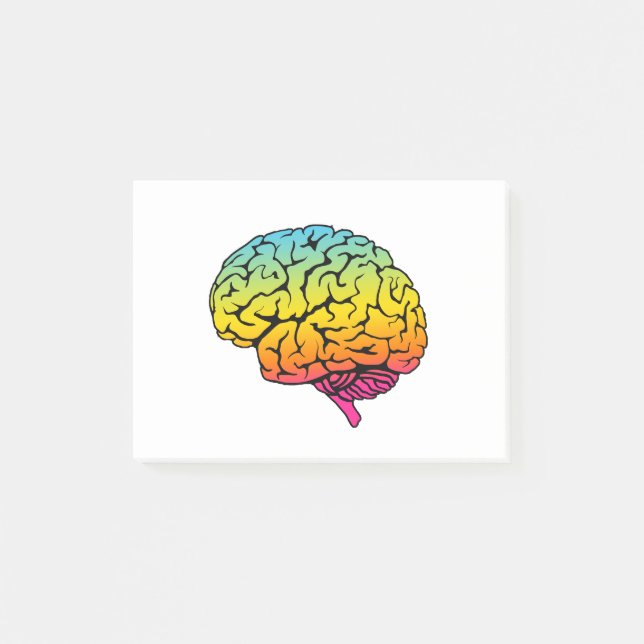 Brainbow Post-it Notes (Front)
