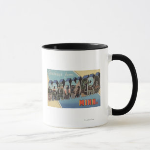 Brainerd, Minnesota - Large Letter Scenes Mug