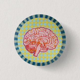 brainiac 3 cm round badge