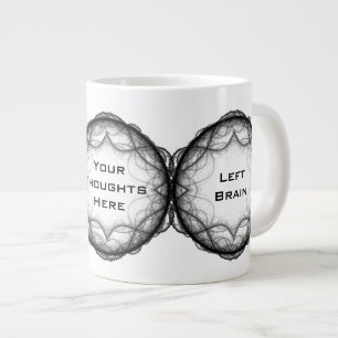 Brainiac Mug - Left Brain Right Brain Your Thought