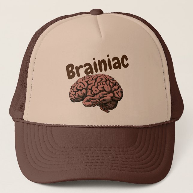 Brainiac Trucker Hat (Front)