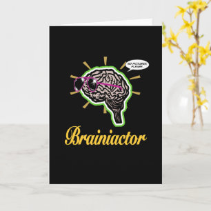 Brainiactor Black BG Vertical Card