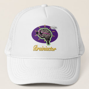 Brainiactor Purple Oval Trucker Hat