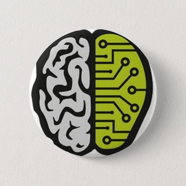 BrainPain 6 Cm Round Badge (Front)