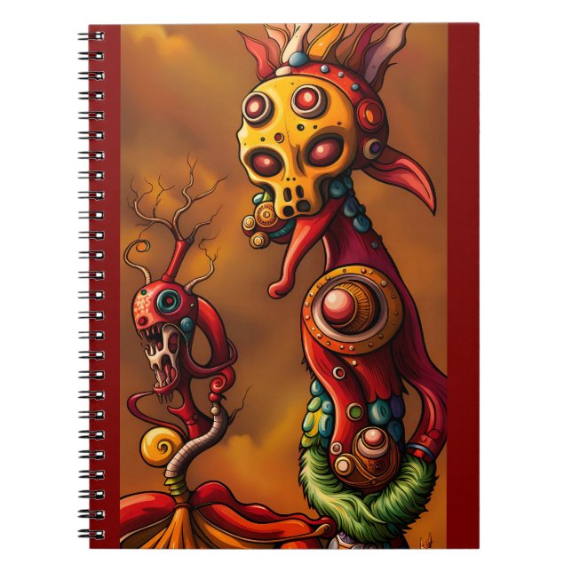 Brainrot - Ken Gauge Surreal Art Notebook (Front)